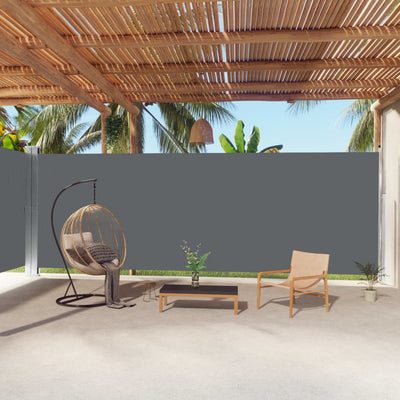 Vidaxl Paradshield estendibile 220x1000 cm antracite
