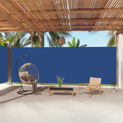 VIDAXL Parature estendibile 220x1000 cm blu