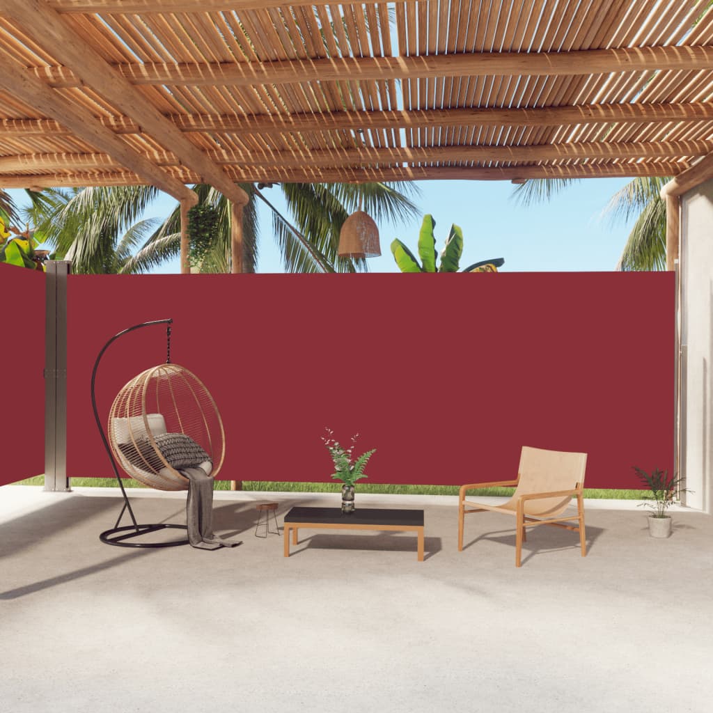 Parabrisas Vidaxl extensible 220x1000 cm rojo