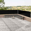 Parabrisas Vidaxl extensible 117x1200 cm negro