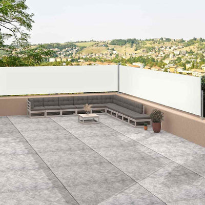 VIDAXL Parature estendibile 117x1200 cm Crema