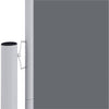 VIDAXL Parature estendibile 117x1200 cm antracite