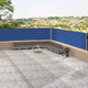Parabrisas Vidaxl extensible 117x1200 cm azul