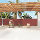Parabrisas Vidaxl extensible 160x1200 cm marrón
