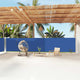 Parabrisas Vidaxl extensible 160x1200 cm azul