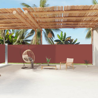 VIDAXL Parature estendibile 180x1200 cm marrone
