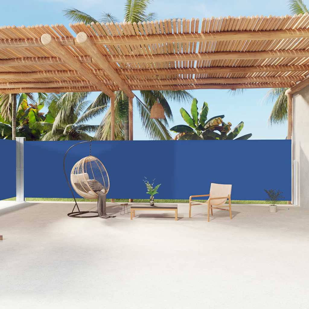 Parabrisas Vidaxl extensible 180x1200 cm azul