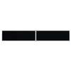 Parabrisas Vidaxl extensible 200x1200 cm negro