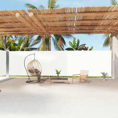 VIDAXL Parature estendibile 200x1200 cm Crema