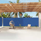 Parabrisas Vidaxl extensible 200x1200 cm azul