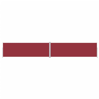 VIDAXL Parature estendibile 200x1200 cm rosso