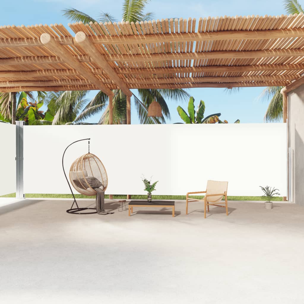 VIDAXL Parature estendibile 220x1200 cm Crema