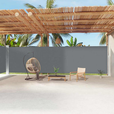 VIDAXL Parature estendibile 220x1200 cm antracite