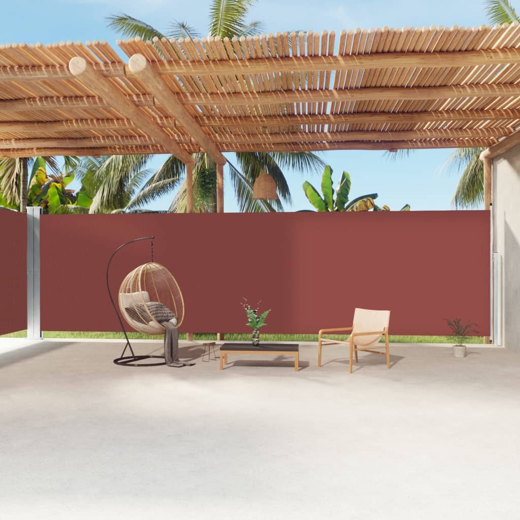 Parabrisas Vidaxl extensible 220x1200 cm marrón