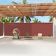 Parabrisas Vidaxl extensible 220x1200 cm marrón