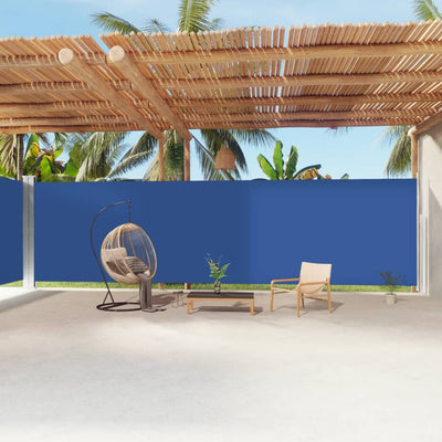 VIDAXL Parature estendibile 220x1200 cm blu