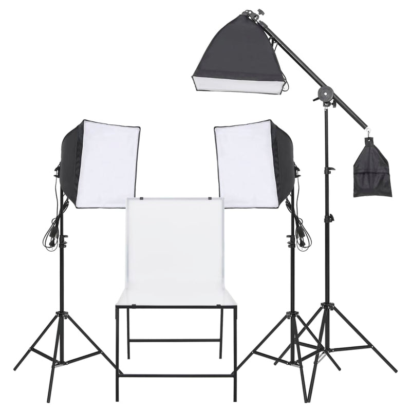 Vidaxl Photo Studio Conjunto con mesa de grabación