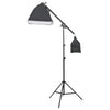 Vidaxl Fotostudio illuminazione set con sfondo e riflettore