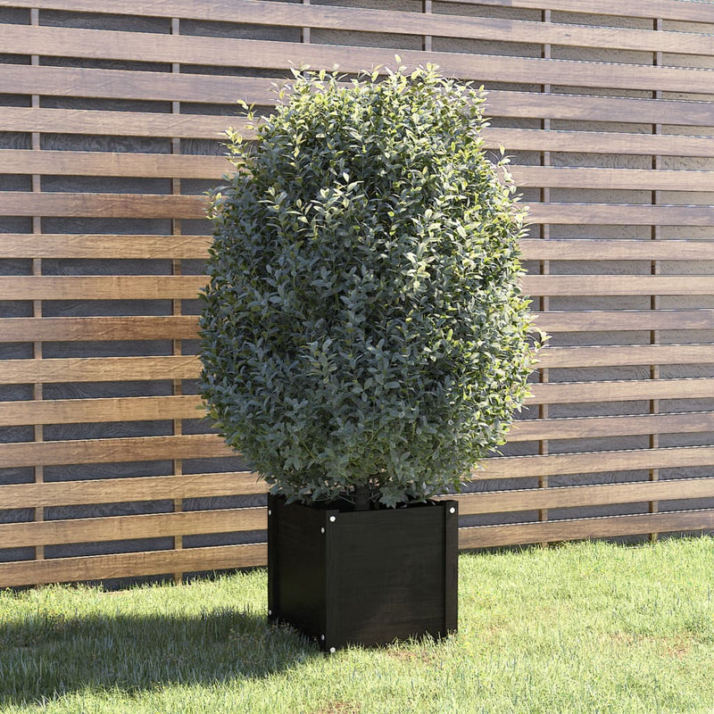 Vidaxl Planning Box 40x40x40 cm de pino sólido