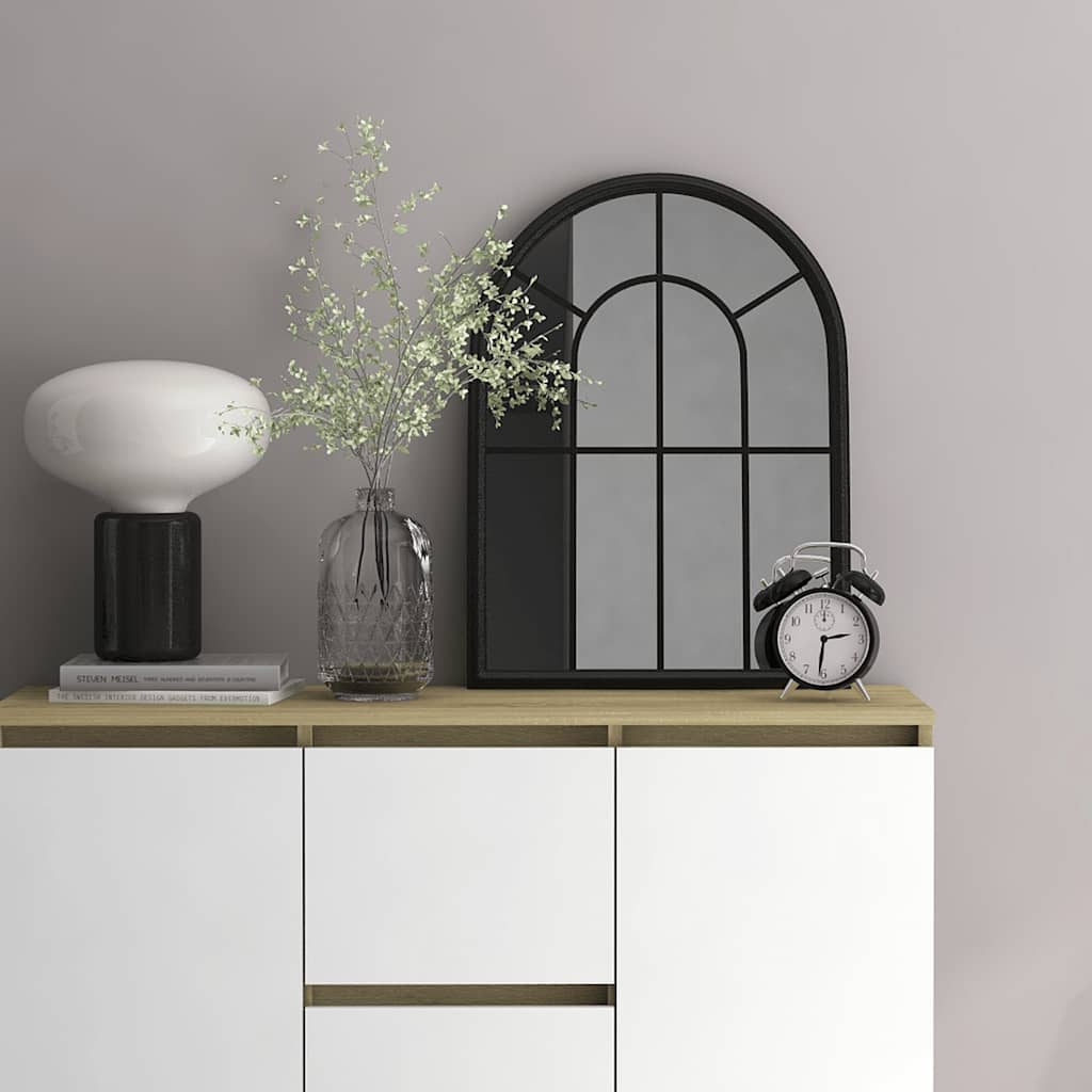 Vidaxl Mirror 60x45 cm de hierro negro