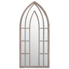 Vidaxl spiegel 70x30 cm ijzer zandkleurig