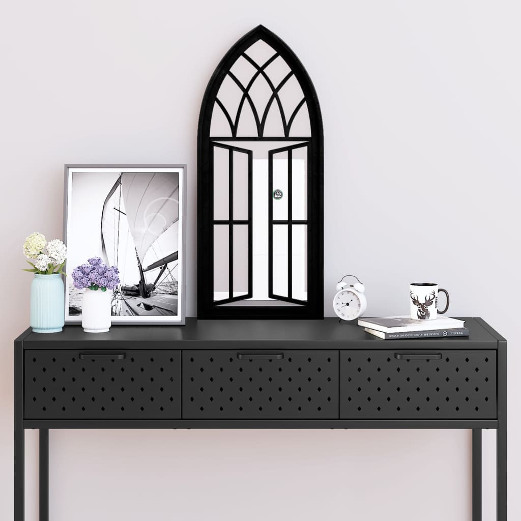 Vidaxl Mirror 70x30 cm de hierro negro