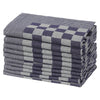 VIDAXL CANDO CUSCINE 50 ST 50x70 cm Blu di cotone e bianco