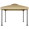 Vidaxl Arbor 3x3 M Alluminio e Taupe in acciaio