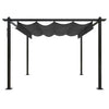 Vidaxl Garden Pracor con tetto estesibile 3x3 M antracite