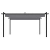 Vidaxl Garden Pracor con tetto estensibile 4x3 M antracite