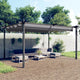 Vidaxl Garden Pracor con techo extensible de 4x3 m de antracita