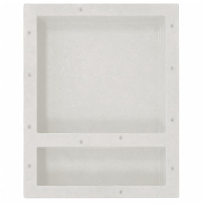 Vidaxl Shower con 2 compartimentos 41x51x10 cm Mat White