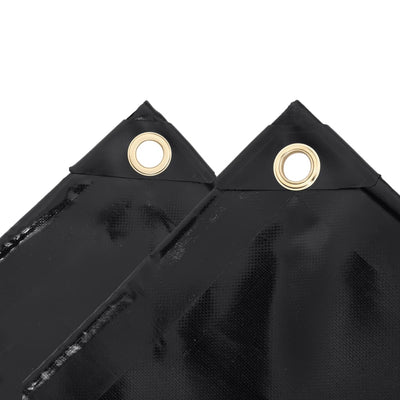 Vidaxl dekzeil 650 g m² 3x5 m zwart