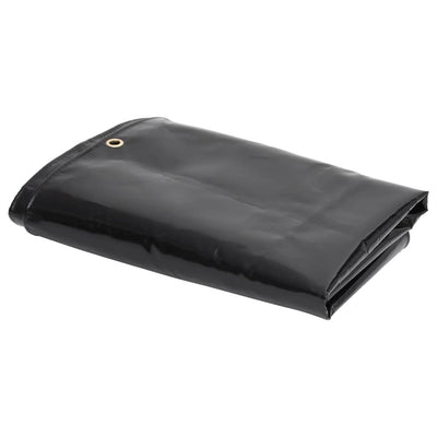 VidaXL lona 650 g m² 4x6 m negro