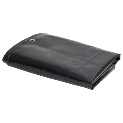 VidaXL lona 650 g m² 4x7 m negro