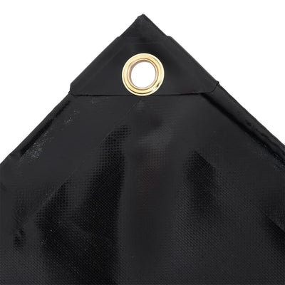 VidaXL lona 650 g m² 4x7 m negro