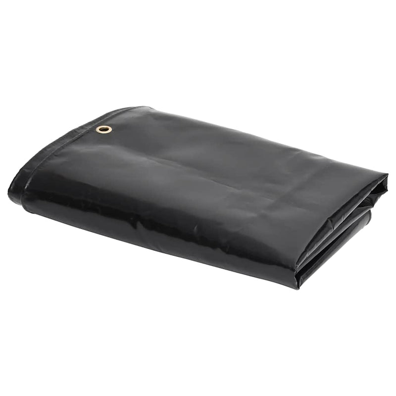 Vidaxl zeildoek 650 g m² 4x8 m zwart