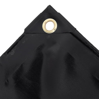Telo VidaXL 650 g m² 5x6 m nero
