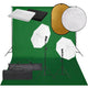 Vidaxl Photo Studio Set con set di illuminazione, sfondo e riflettore
