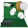 Vidaxl Photo Studio Set con set di illuminazione, sfondo e riflettore