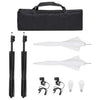 Vidaxl Photo Studio Set con set di illuminazione, sfondo e riflettore