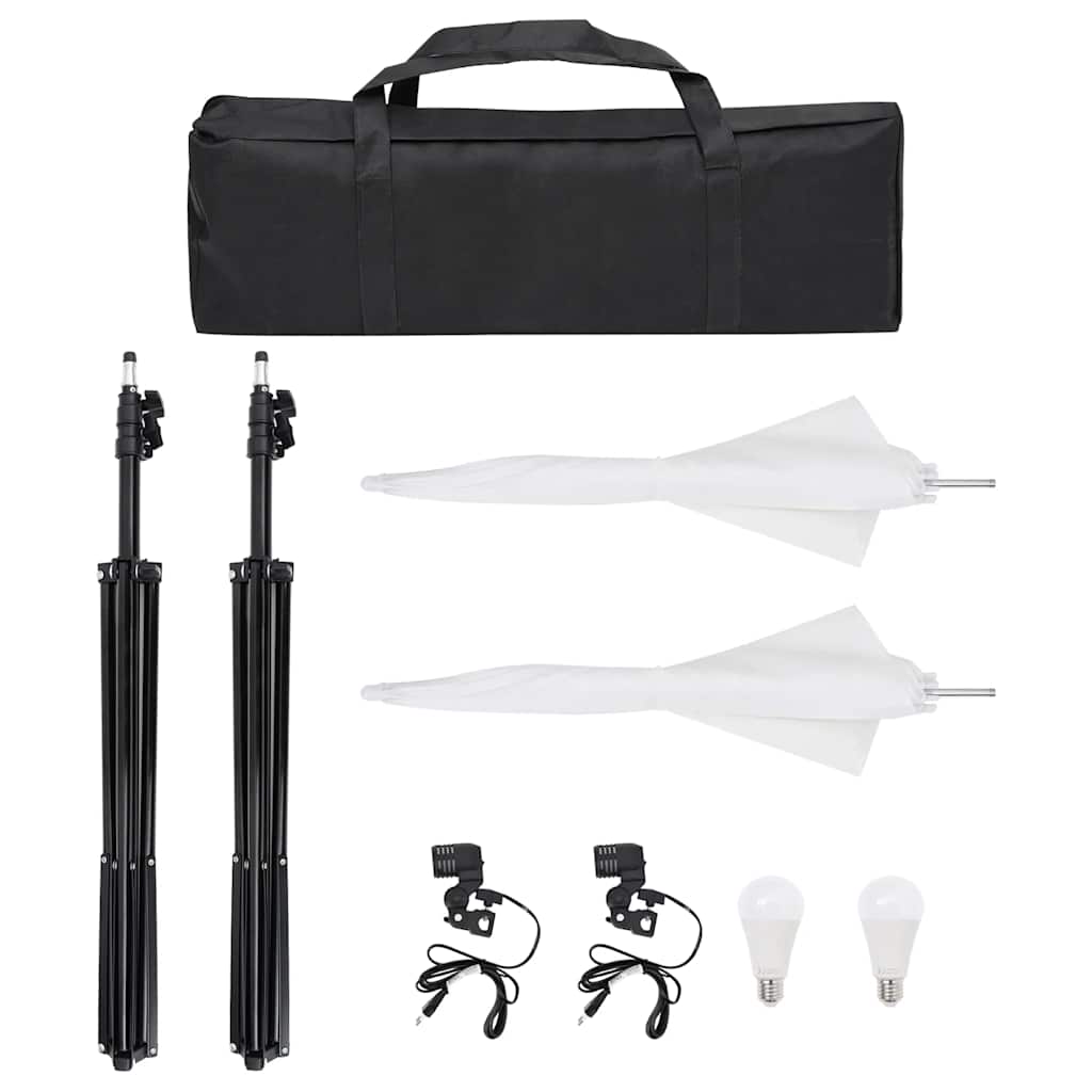 Vidaxl Photo Studio Set con set di illuminazione e sfondo