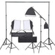 Vidaxl Photo studio set with lighting set