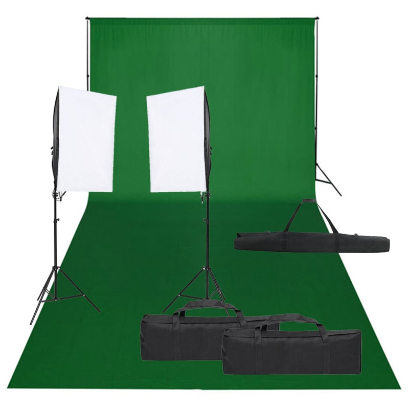 Vidaxl Photo Studio Set con set di illuminazione e sfondo