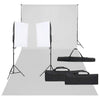 Vidaxl Photo Studio Set con set di illuminazione e sfondo