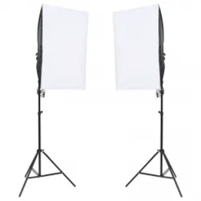 VidaXL Fotostudioset met verlichtingsset, achtergrond en reflector