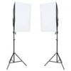 Vidaxl Photo Studio Set con set di illuminazione, sfondo e riflettore