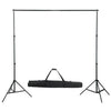 Vidaxl Photo Studio Set con set di illuminazione, sfondo e riflettore