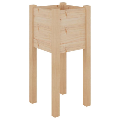 Casella di pianificazione Vidaxl 31x31x70 cm Pino solido