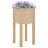 Plantadores Vidaxl 2 PCS 31x31x70 cm de pino sólido